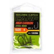 Гачки для риби, GC Carp 1002, 6шт/уп, колір BN, розмір №4
